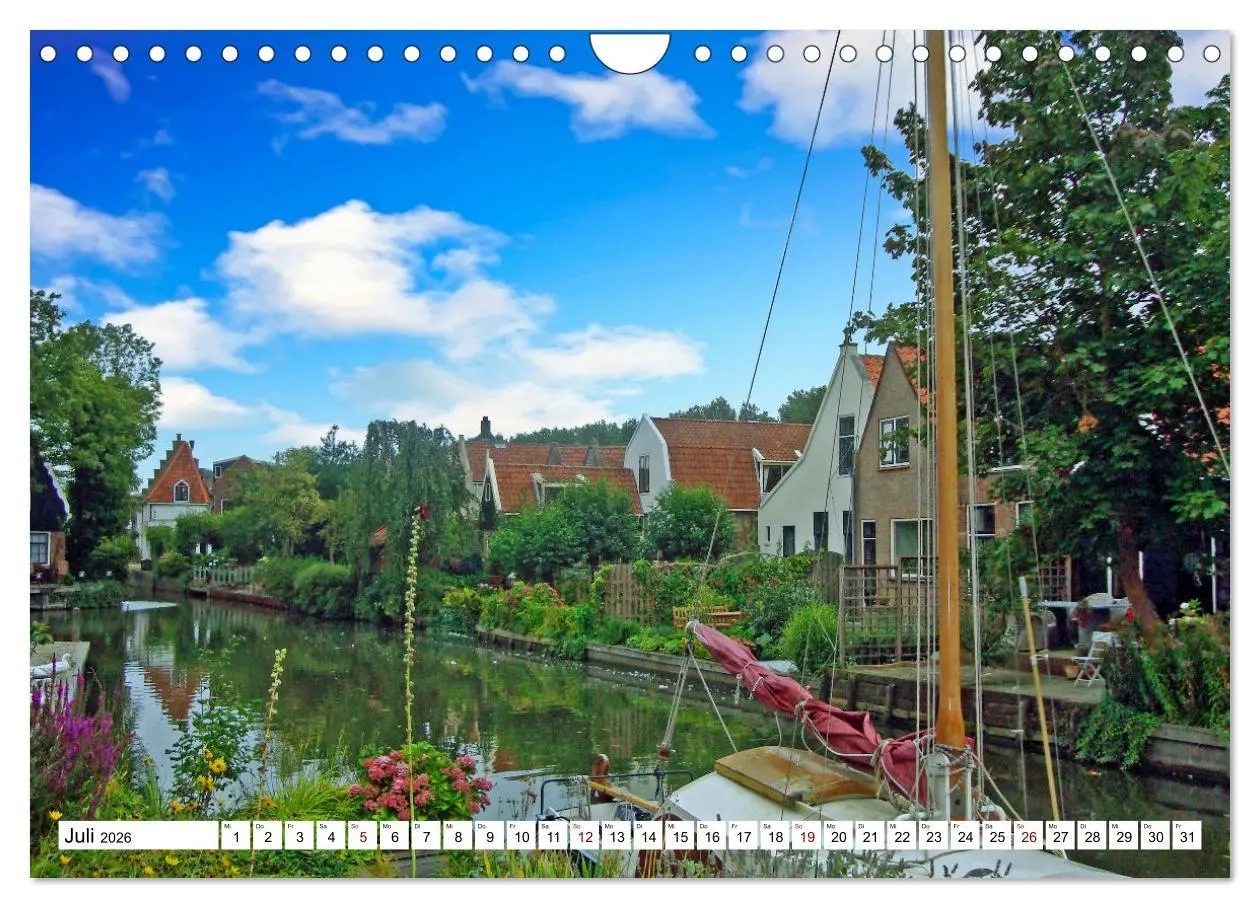 Bild: 9783457734179 | Idylle am Ijsselmeer (Wandkalender 2026 DIN A4 quer), CALVENDO...