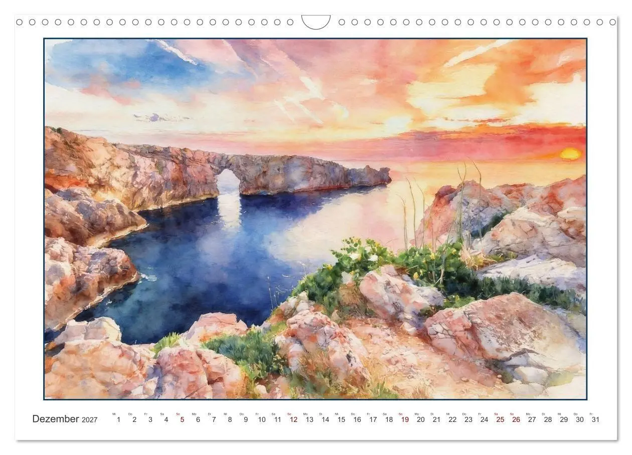 Bild: 9783516754179 | Beschauliches Menorca (Wandkalender 2027 DIN A3 quer), CALVENDO...
