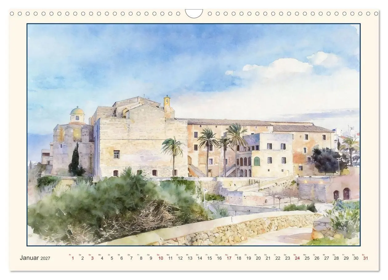 Bild: 9783516754179 | Beschauliches Menorca (Wandkalender 2027 DIN A3 quer), CALVENDO...