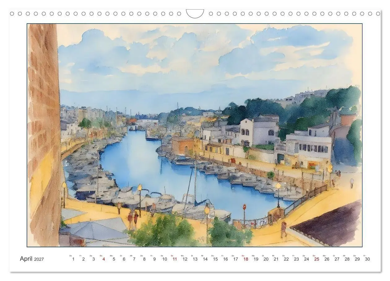 Bild: 9783516754179 | Beschauliches Menorca (Wandkalender 2027 DIN A3 quer), CALVENDO...