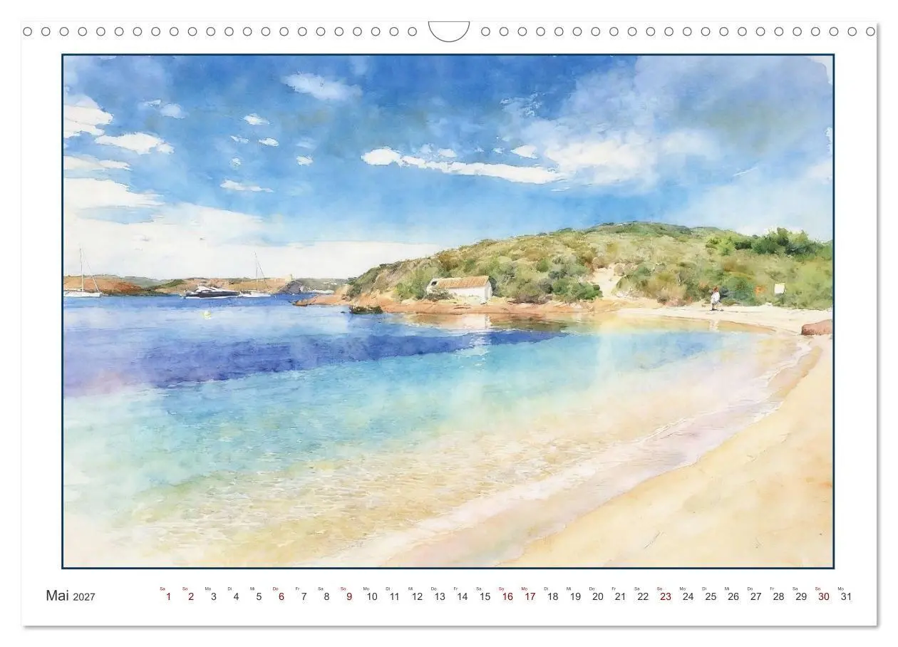 Bild: 9783516754179 | Beschauliches Menorca (Wandkalender 2027 DIN A3 quer), CALVENDO...