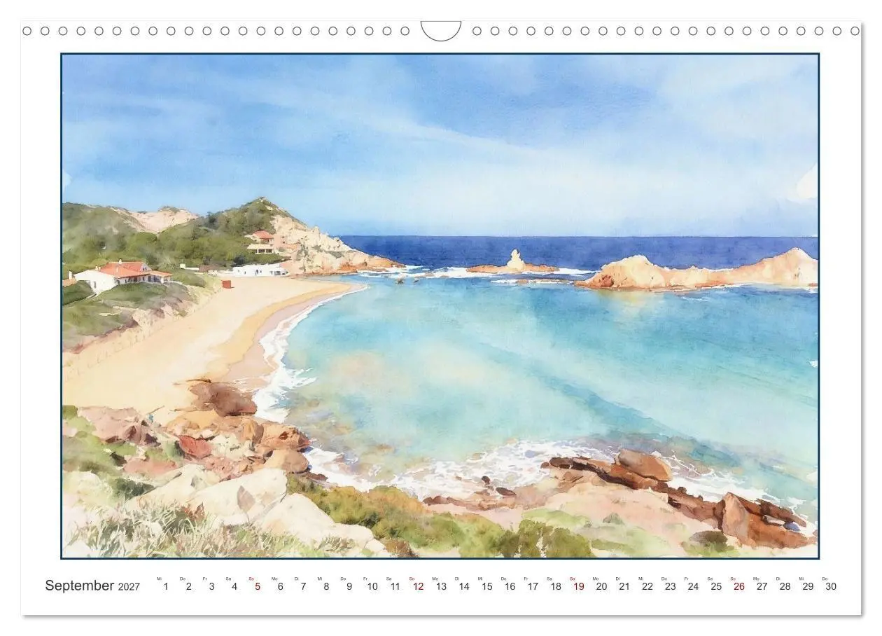 Bild: 9783516754179 | Beschauliches Menorca (Wandkalender 2027 DIN A3 quer), CALVENDO...