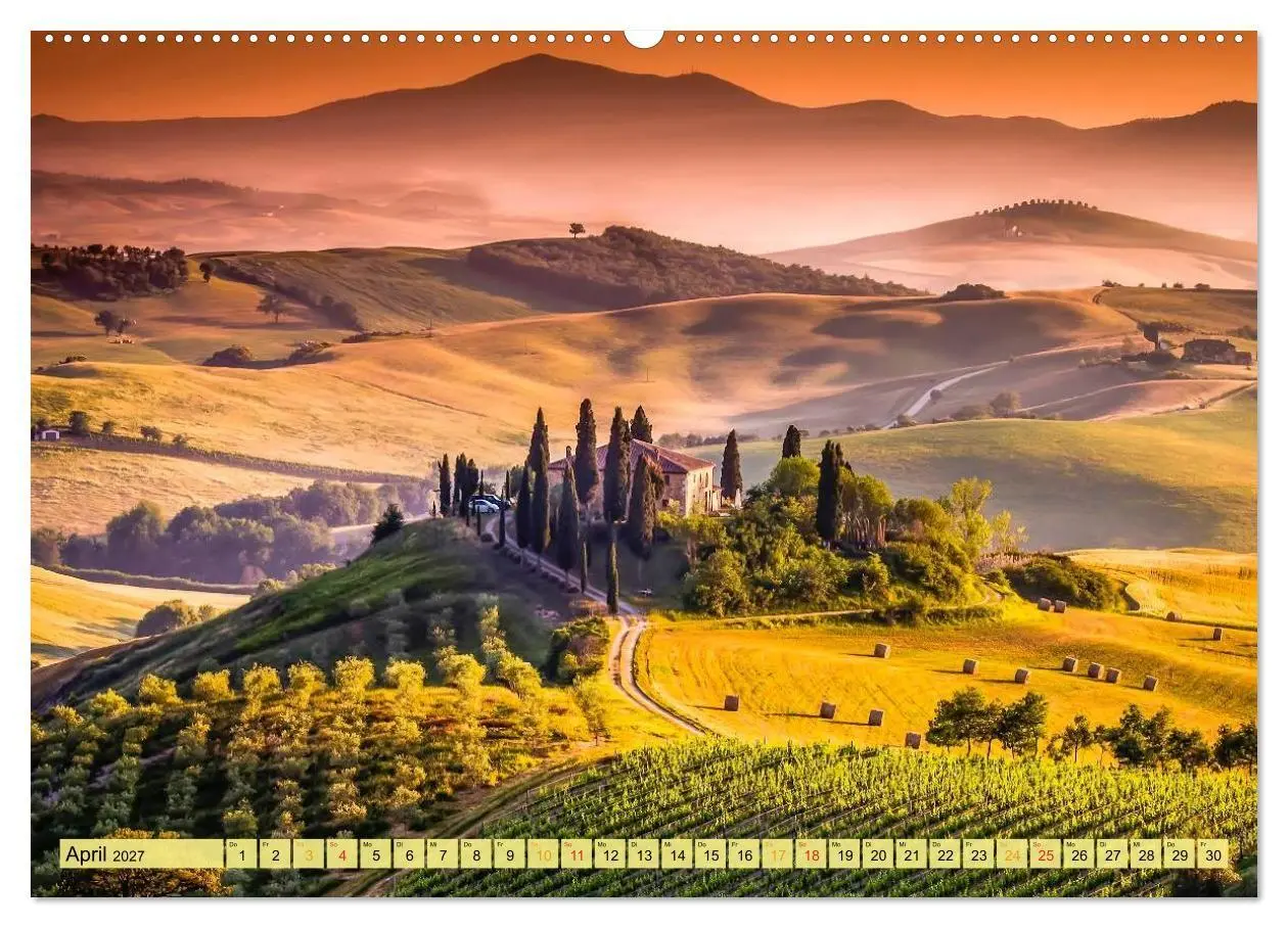 Bild: 9783569914179 | Bühne frei für die Toskana (hochwertiger Premium Wandkalender 2027...