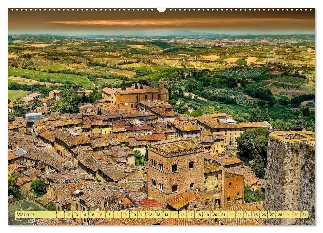 Bild: 9783569914179 | Bühne frei für die Toskana (hochwertiger Premium Wandkalender 2027...