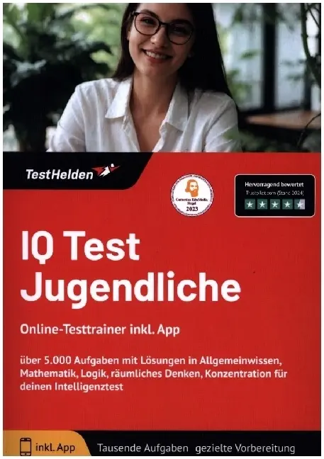 Cover: 9783985404179 | IQ Test Jugendliche I Online-Testtrainer inkl. App I über 5.000...