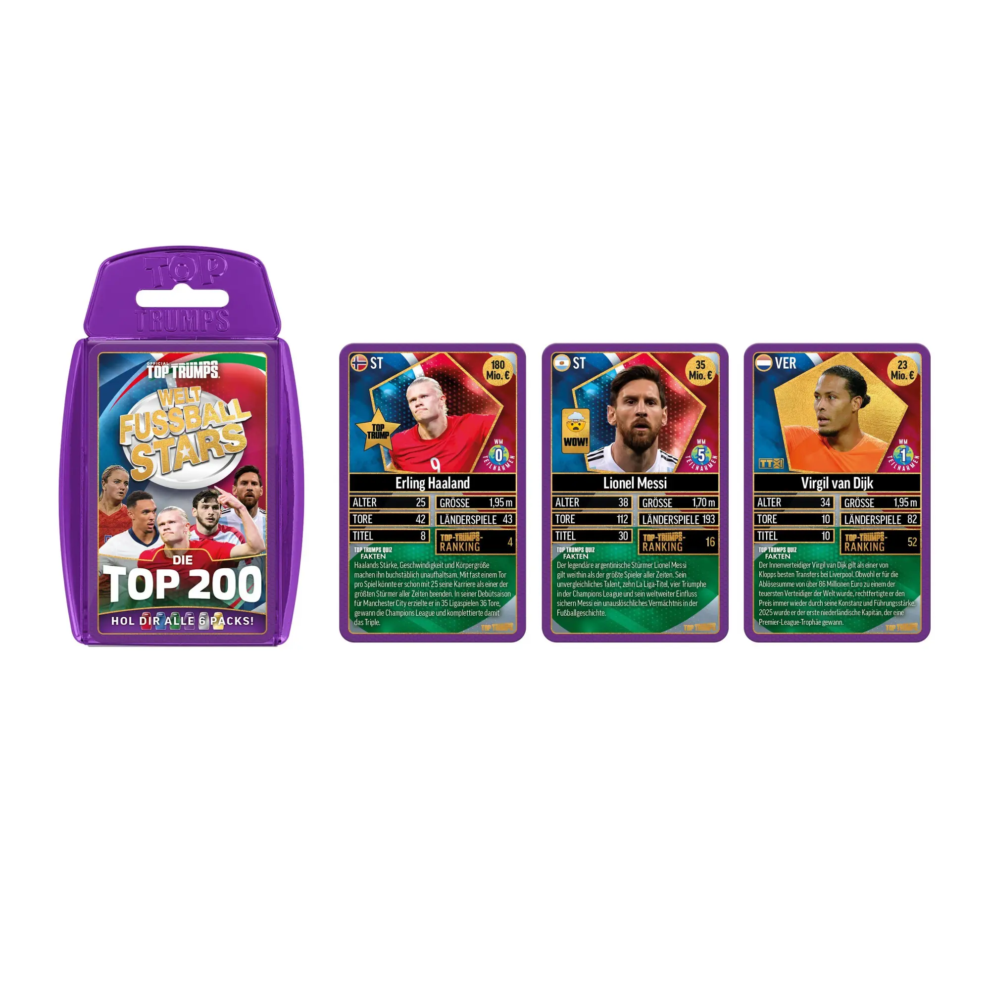 Bild: 5036905064279 | Top Trumps WFS 200 - Pack 4 | Spiel | Deutsch | 2026 | Winning Moves