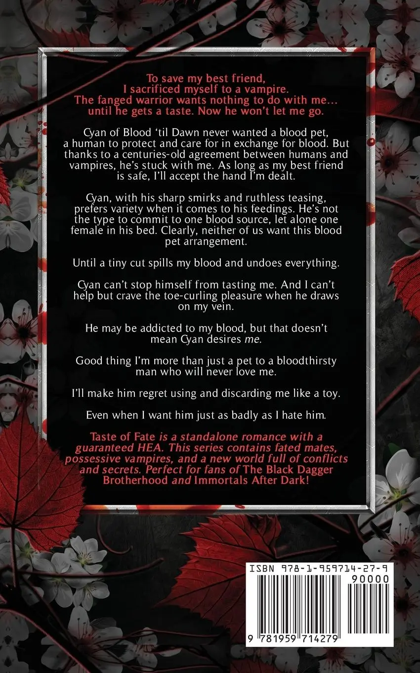 Rückseite: 9781959714279 | Taste of Fate | Sophie Ash | Taschenbuch | Vampires of Sanguine | 2024
