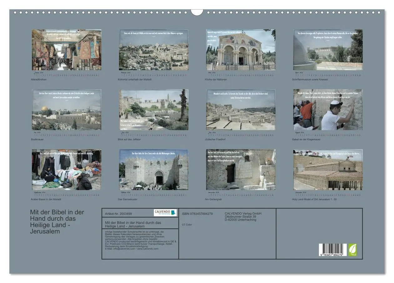 Bild: 9783457894279 | Mit der Bibel in der Hand durch das Heilige Land - Jerusalem...