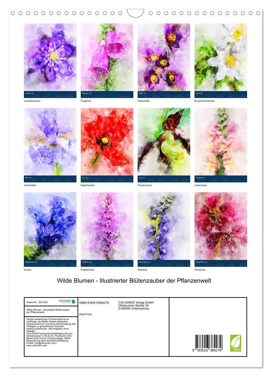 Bild: 9783516364279 | Wilde Blumen - Illustrierter Blütenzauber der Pflanzenwelt...
