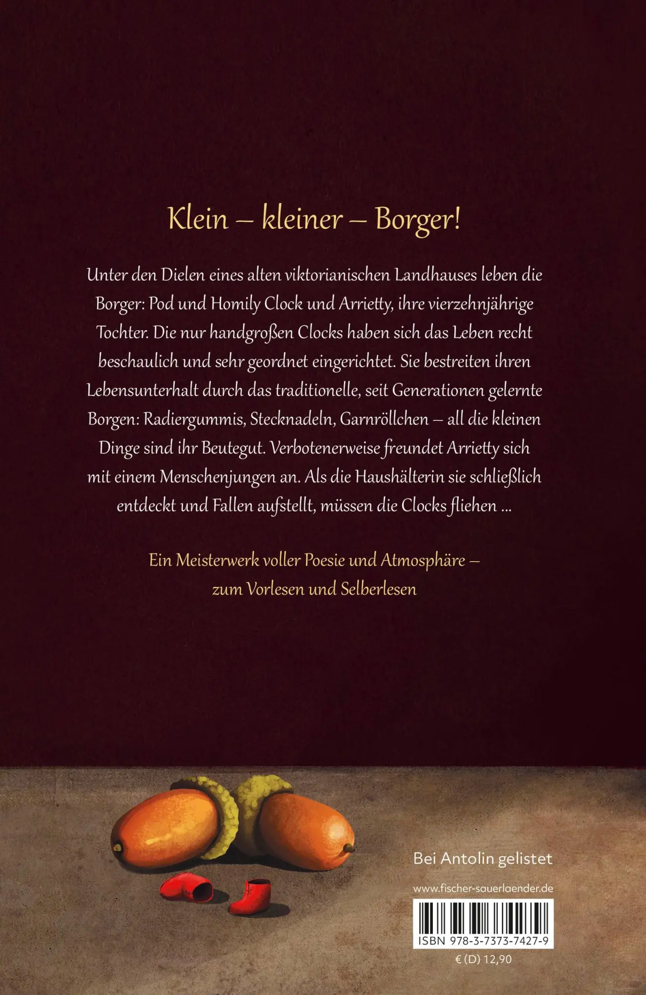Rückseite: 9783737374279 | Die Borger | Mary Norton | Buch | Die Borger | 208 S. | Deutsch | 2025