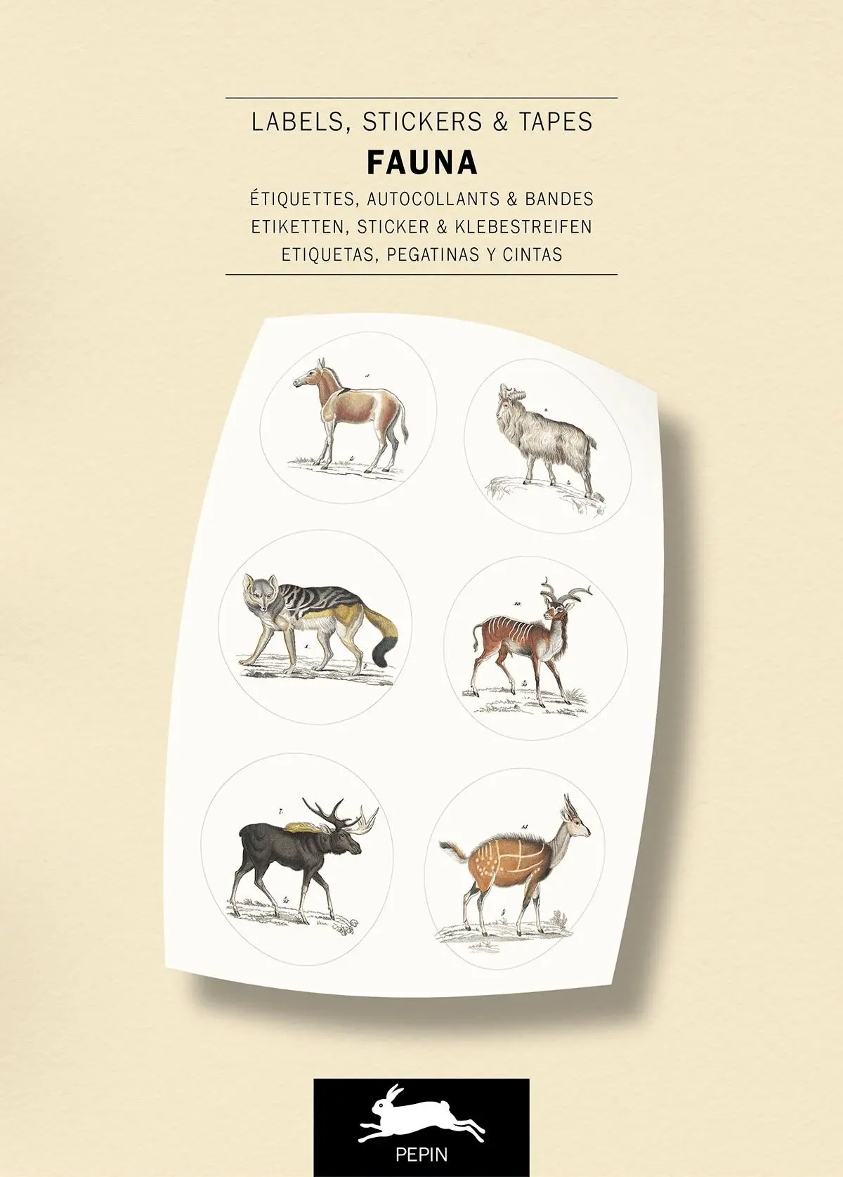 Cover: 9789460094279 | Fauna | Label and Sticker Book | Pepin Van Roojen | Taschenbuch | 2019