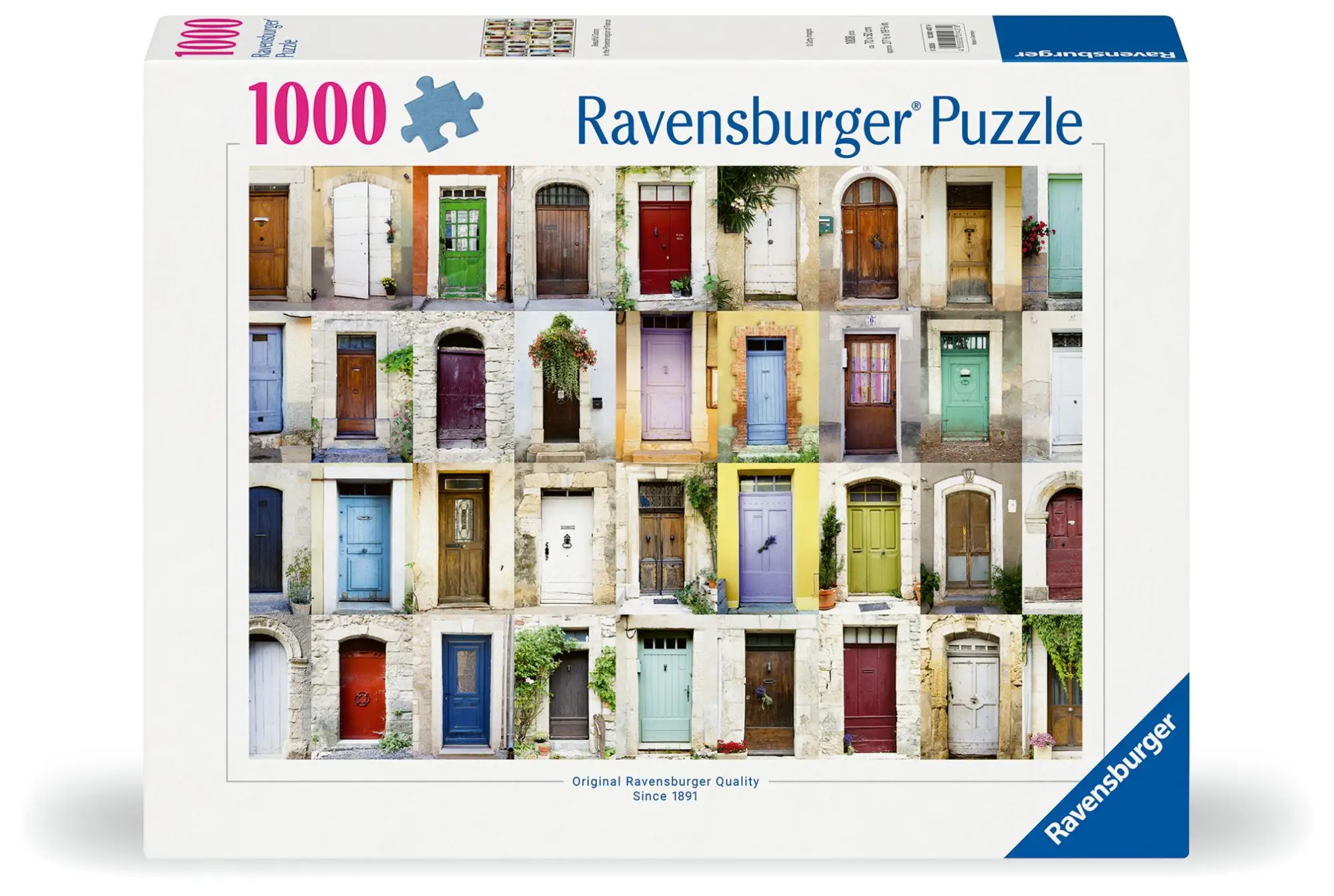 Cover: 4005555014379 | Erwachsenenpuzzle 1000 Teile - Schöne Türen in der französischen...