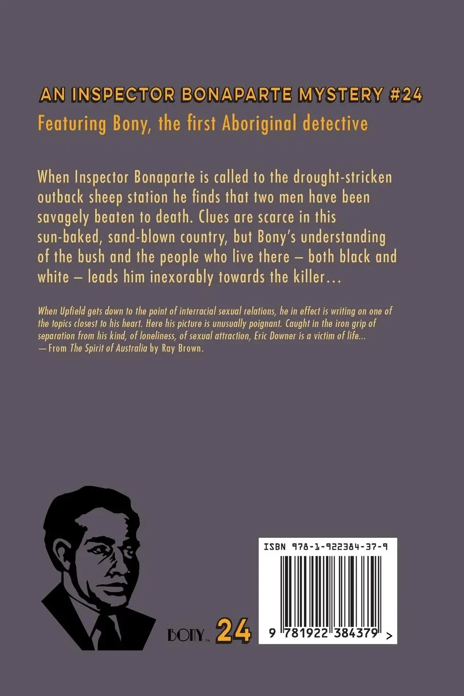Rückseite: 9781922384379 | Bony and the Black Virgin | The Torn Branch | Arthur W. Upfield | Buch
