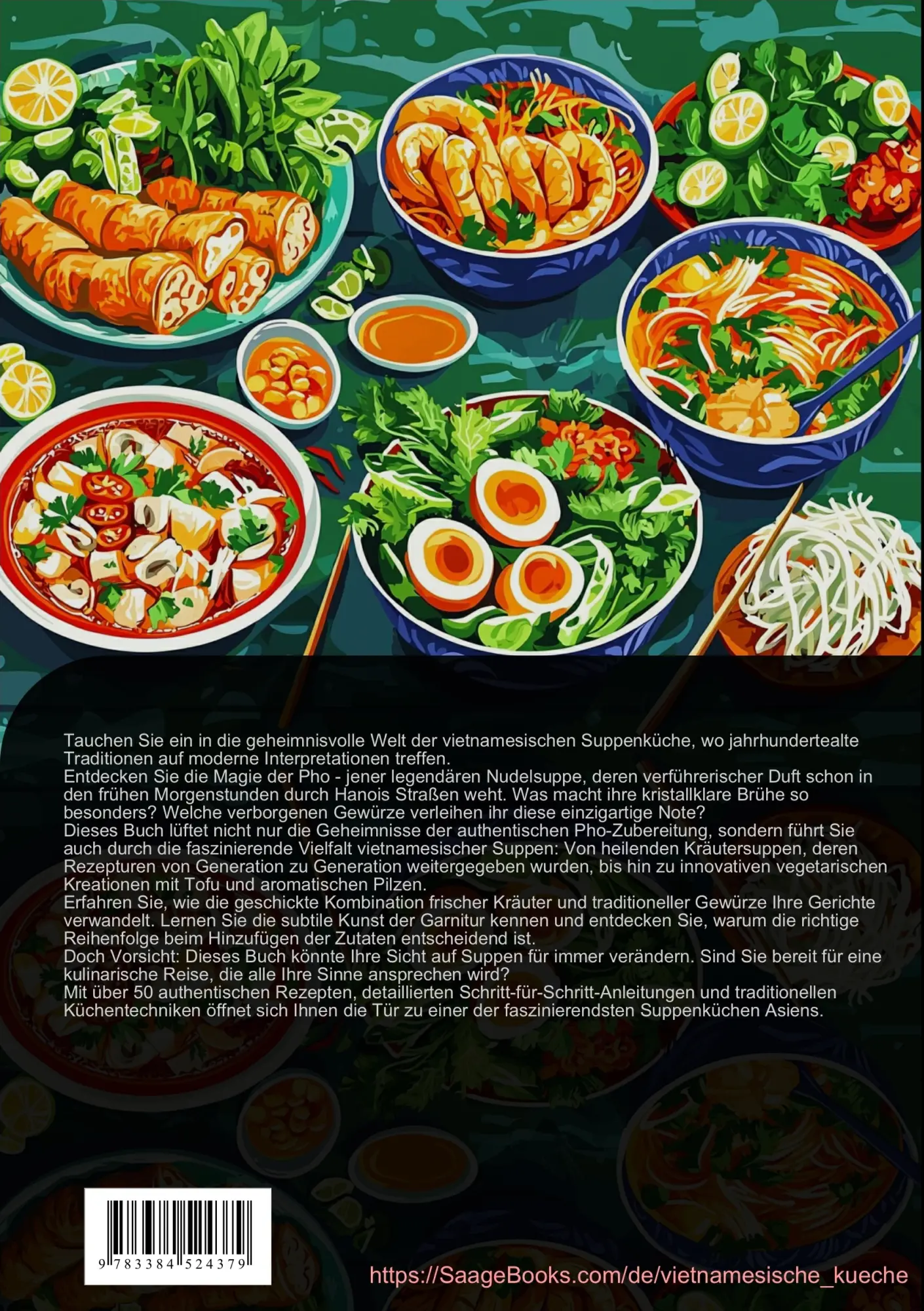 Rückseite: 9783384524379 | Vietnamesische Küche: Pho, Asia-Suppen und traditionelle Wundersuppe