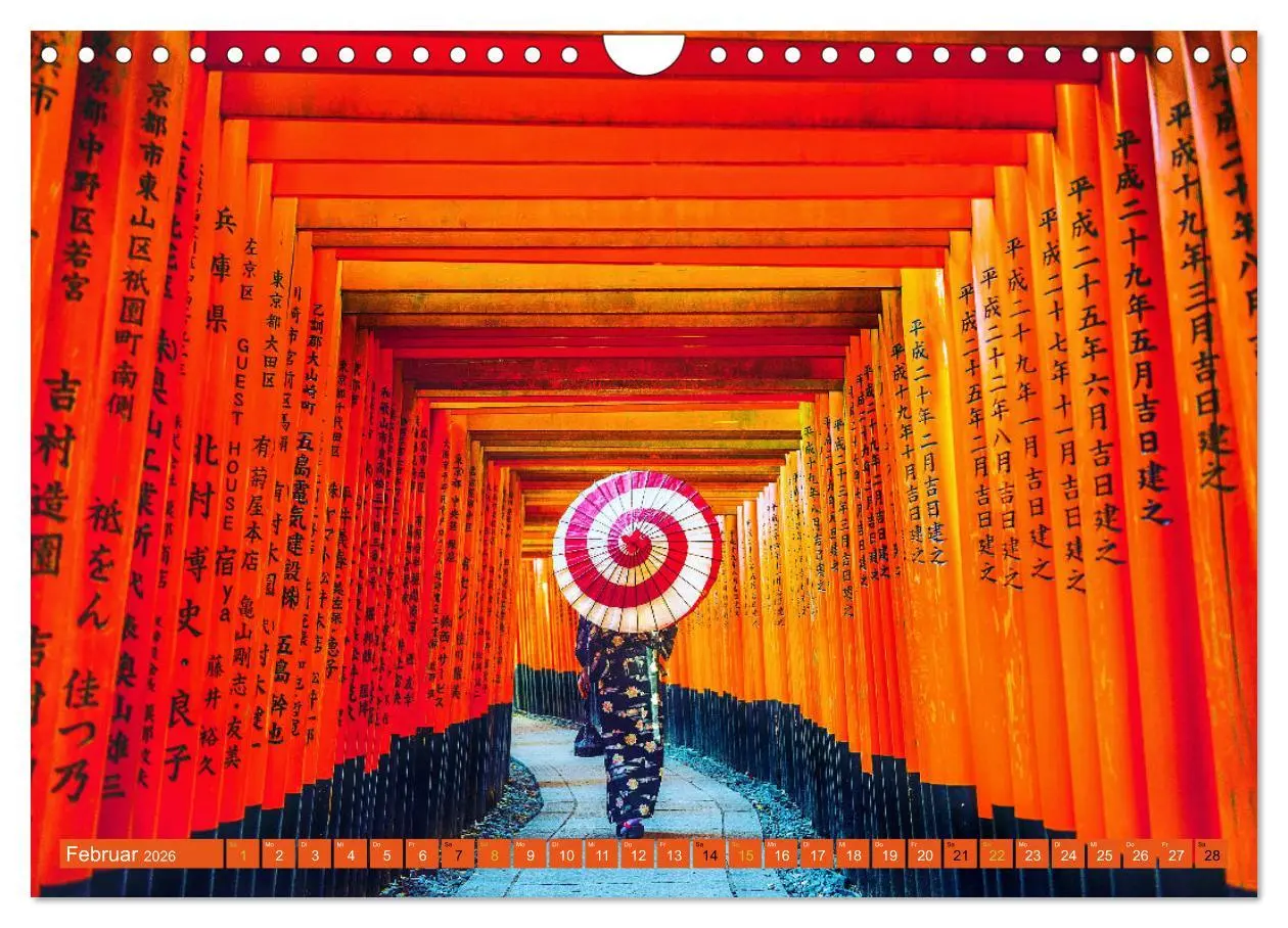 Bild: 9783457334379 | JAPAN - Im Land des Lächelns (Wandkalender 2026 DIN A4 quer),...