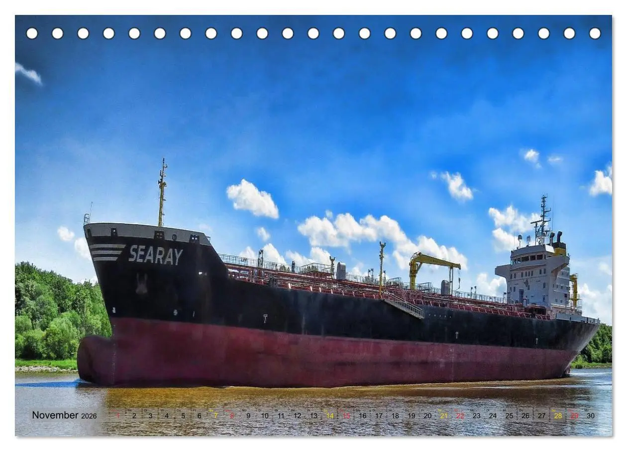 Bild: 9783516044379 | Transportschiffe Giganten der Meere (Tischkalender 2026 DIN A5...
