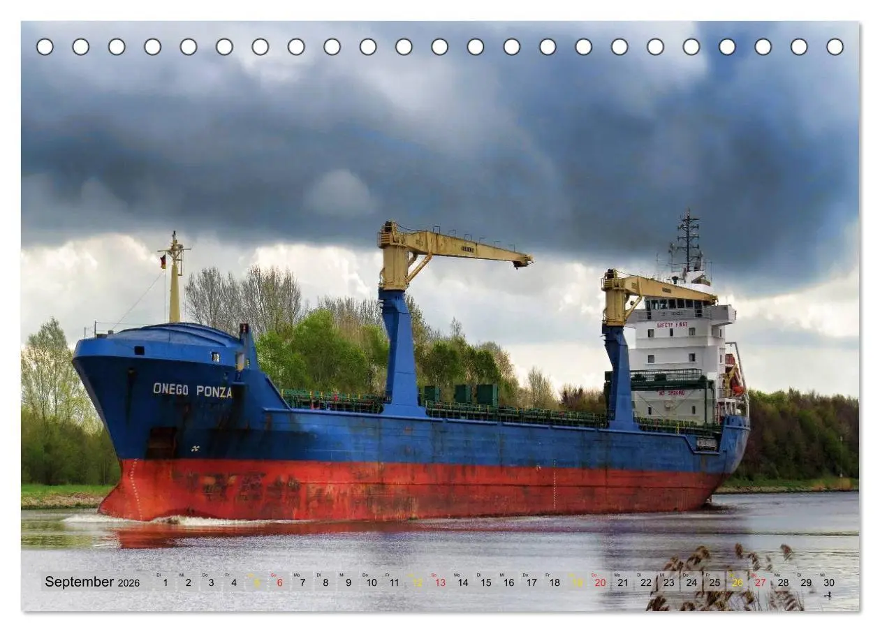 Bild: 9783516044379 | Transportschiffe Giganten der Meere (Tischkalender 2026 DIN A5...