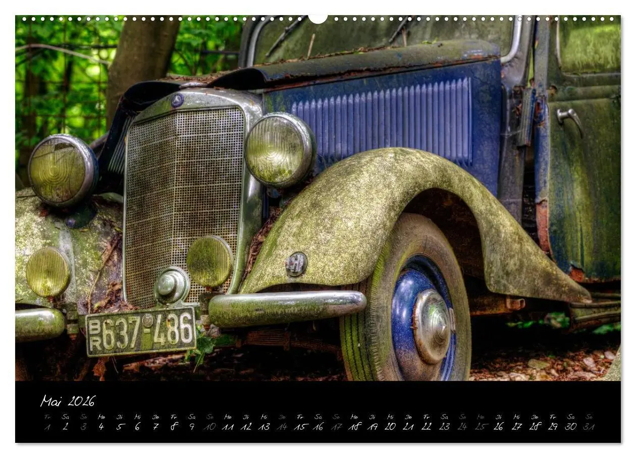 Bild: 9783516114379 | Oldtimer - verlassen verrostet vergessen (Wandkalender 2026 DIN A2...