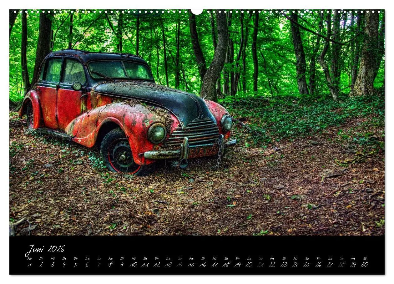 Bild: 9783516114379 | Oldtimer - verlassen verrostet vergessen (Wandkalender 2026 DIN A2...