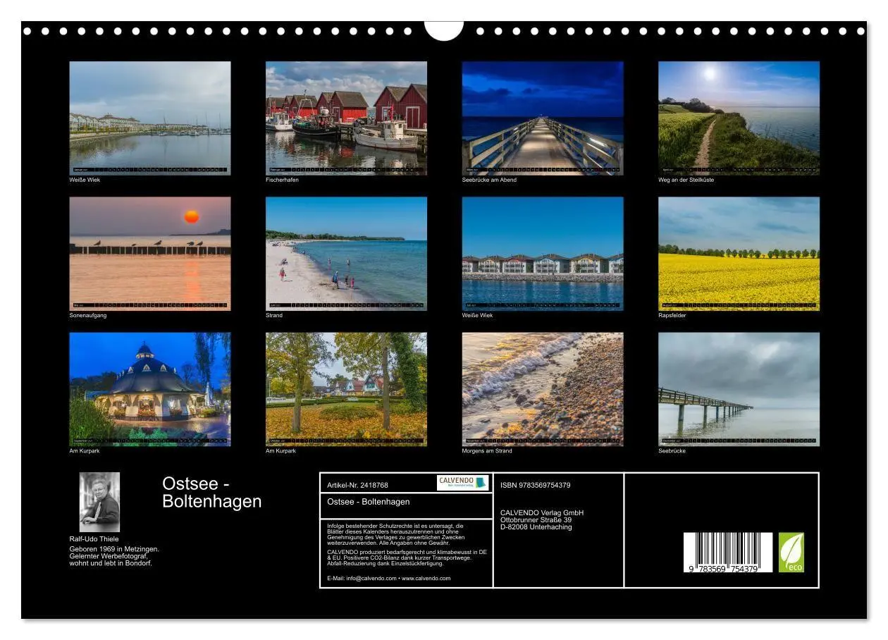 Bild: 9783569754379 | Ostsee - Boltenhagen (Wandkalender 2027 DIN A3 quer), CALVENDO...