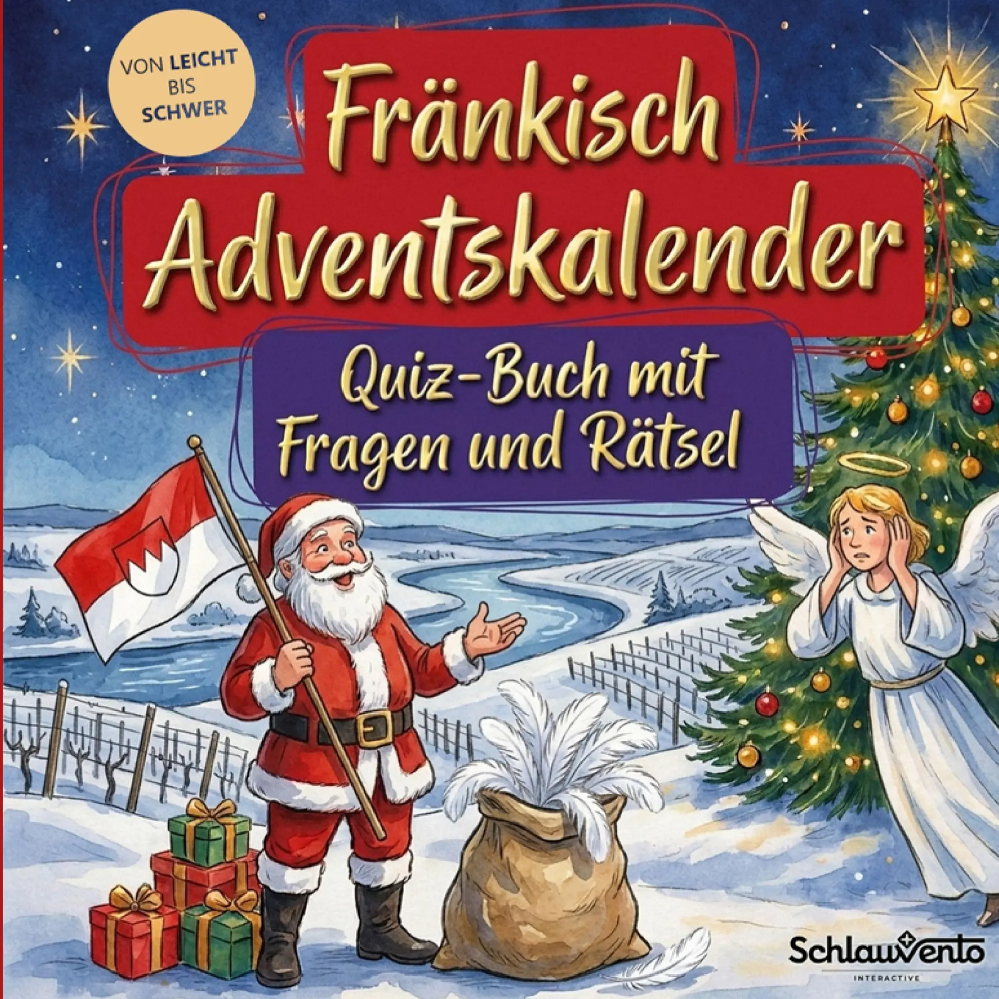 Cover: 9783693194379 | Fränkisch-Adventskalender: Quiz-Buch mit Fragen und Rätsel | Buch