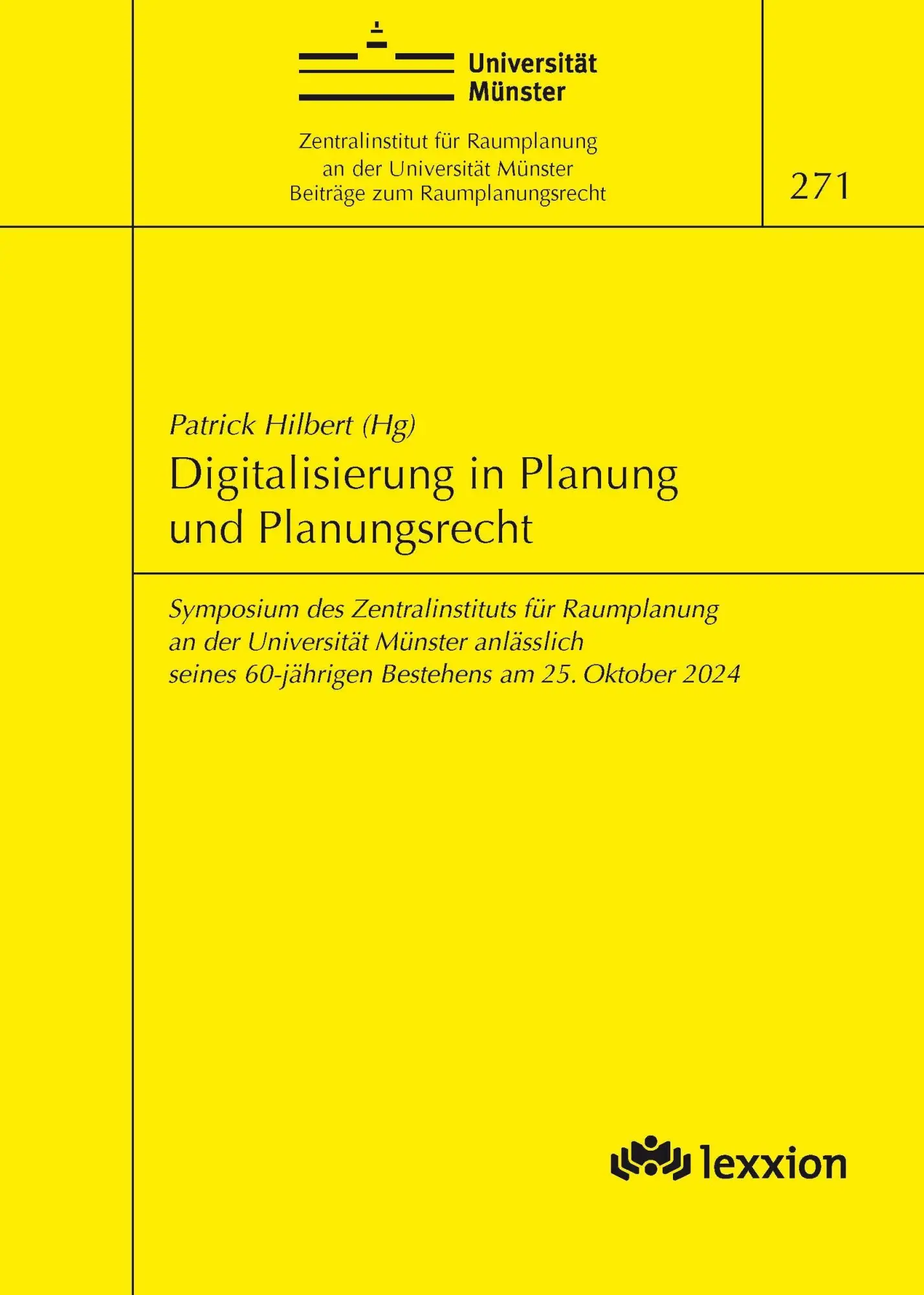 Digitalisierung in Planung und Planungsrecht