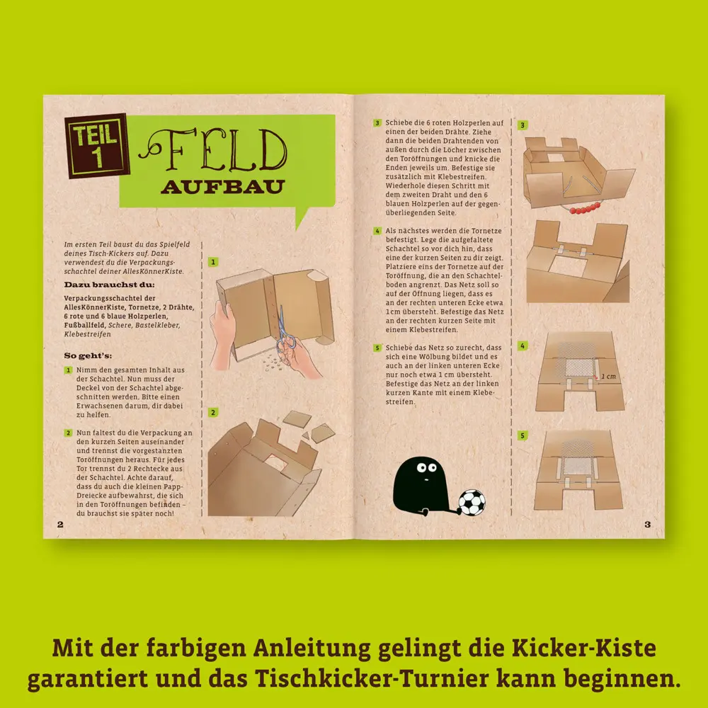 Bild: 4002051604479 | Fußball Tisch-Kicker | Bastel-Set | Spiel | Brettspiel | 604479 | 2024