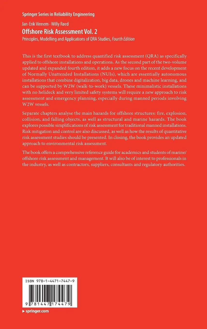 Rückseite: 9781447174479 | Offshore Risk Assessment Vol. 2 | Willy Røed (u. a.) | Buch | xxxiv