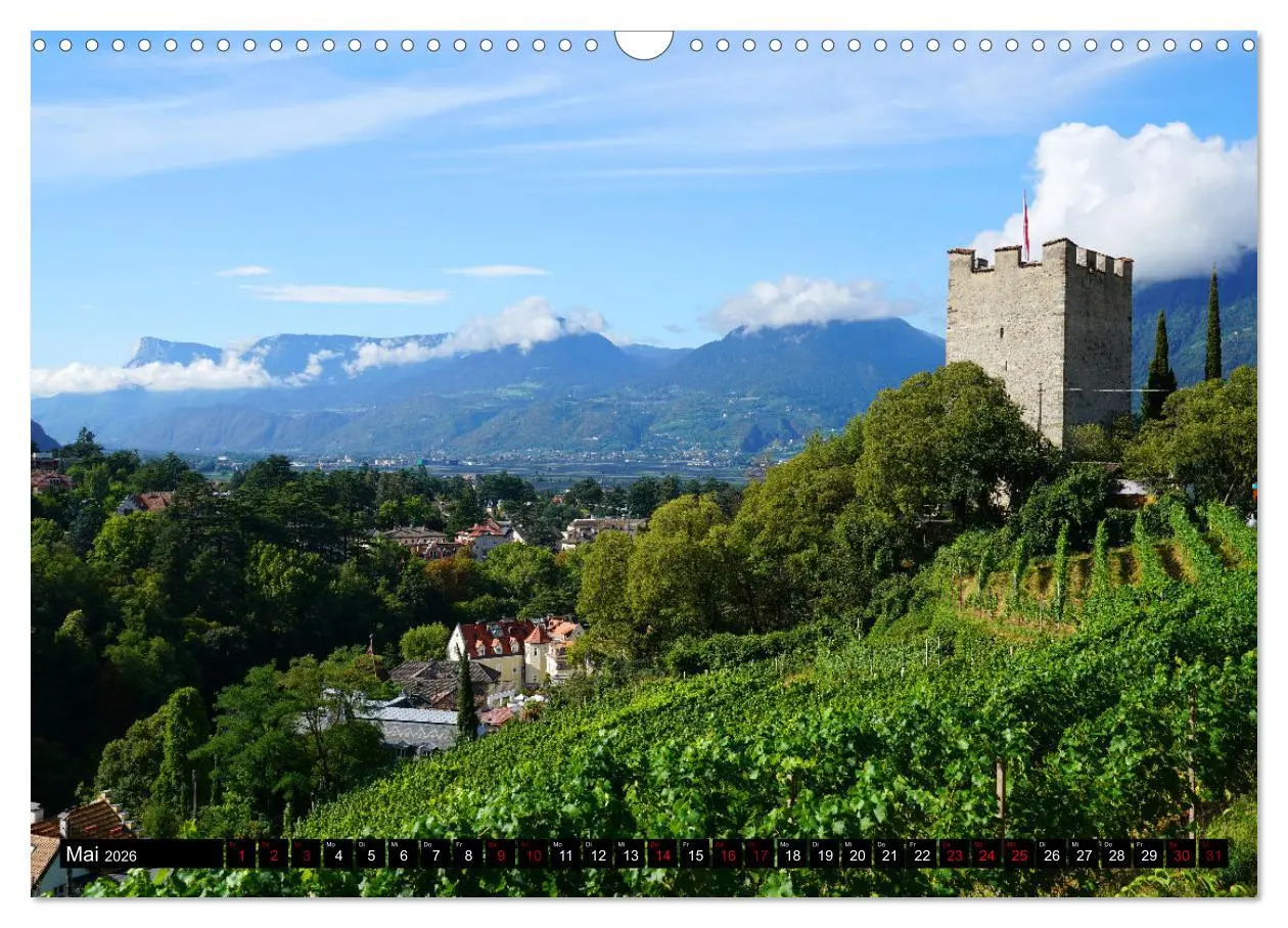 Bild: 9783457564479 | Spaziergang in Meran (Wandkalender 2026 DIN A3 quer), CALVENDO...