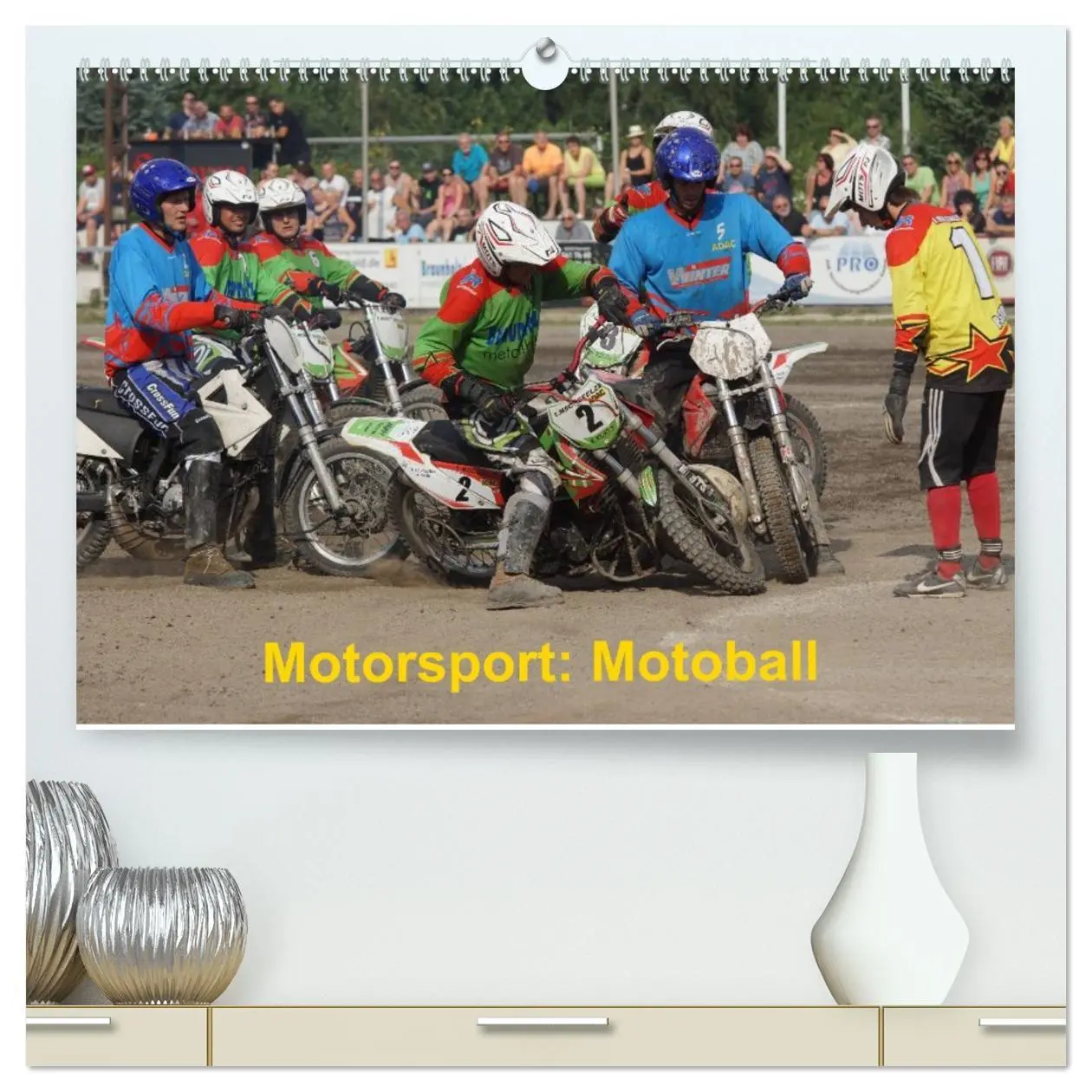 Cover: 9783516104479 | Motorsport: Motoball (hochwertiger Premium Wandkalender 2026 DIN A2...