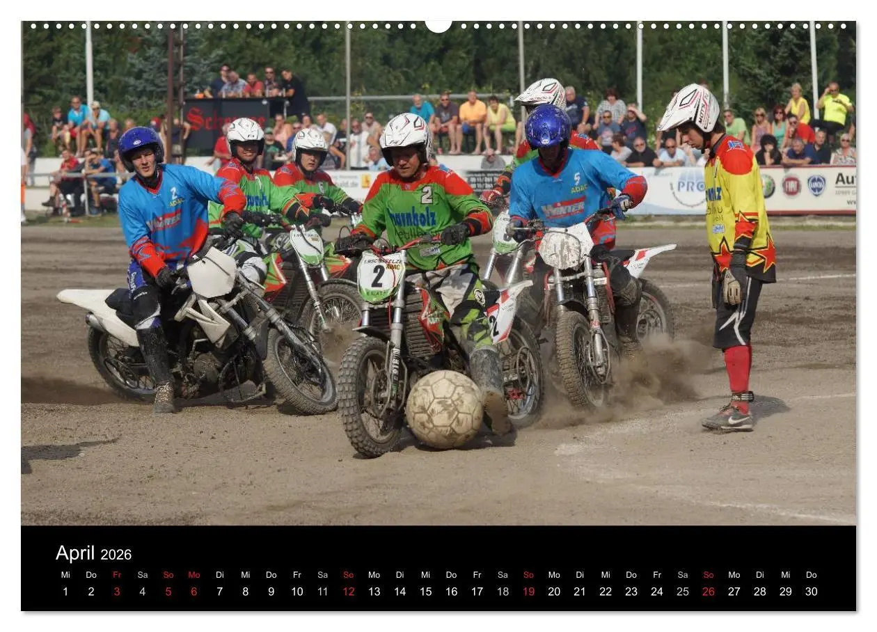 Bild: 9783516104479 | Motorsport: Motoball (hochwertiger Premium Wandkalender 2026 DIN A2...