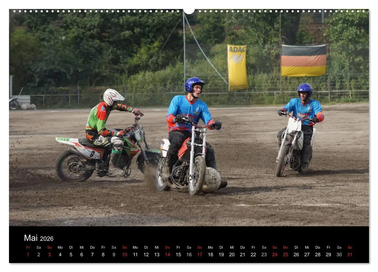 Bild: 9783516104479 | Motorsport: Motoball (hochwertiger Premium Wandkalender 2026 DIN A2...
