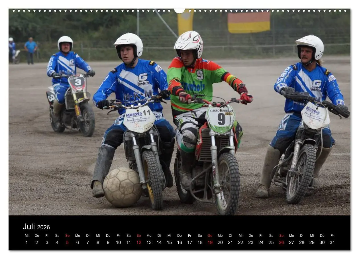 Bild: 9783516104479 | Motorsport: Motoball (hochwertiger Premium Wandkalender 2026 DIN A2...