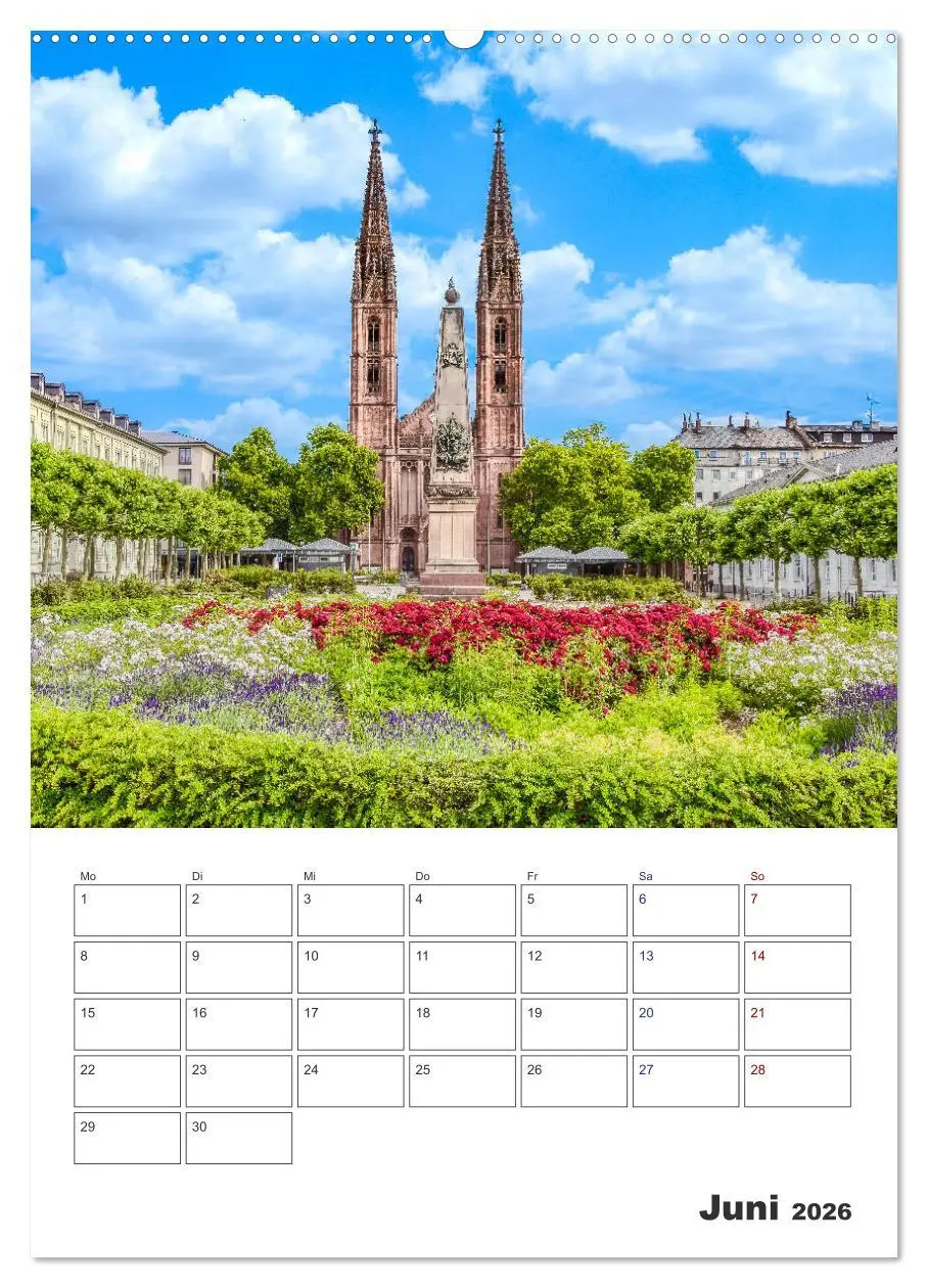 Bild: 9783516414479 | Wiesbaden Terminplaner (Wandkalender 2026 DIN A2 hoch), CALVENDO...