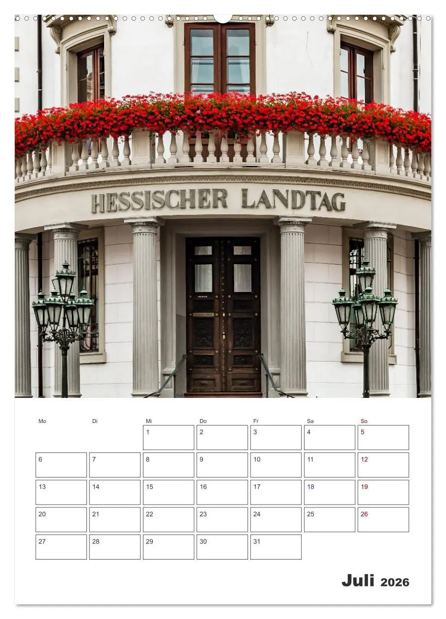 Bild: 9783516414479 | Wiesbaden Terminplaner (Wandkalender 2026 DIN A2 hoch), CALVENDO...