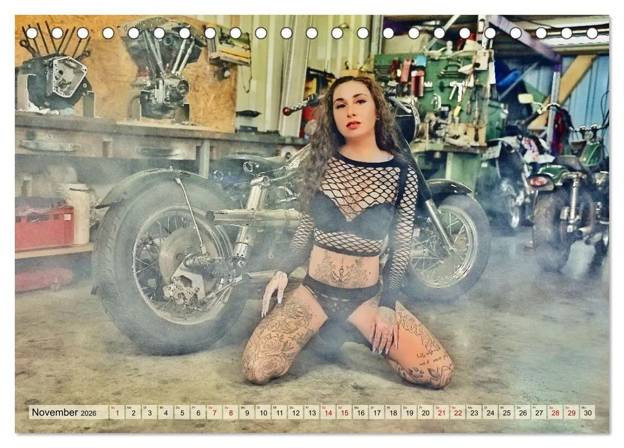 Bild: 9783516654479 | Motorräder und Sexy Girls (Tischkalender 2026 DIN A5 quer),...