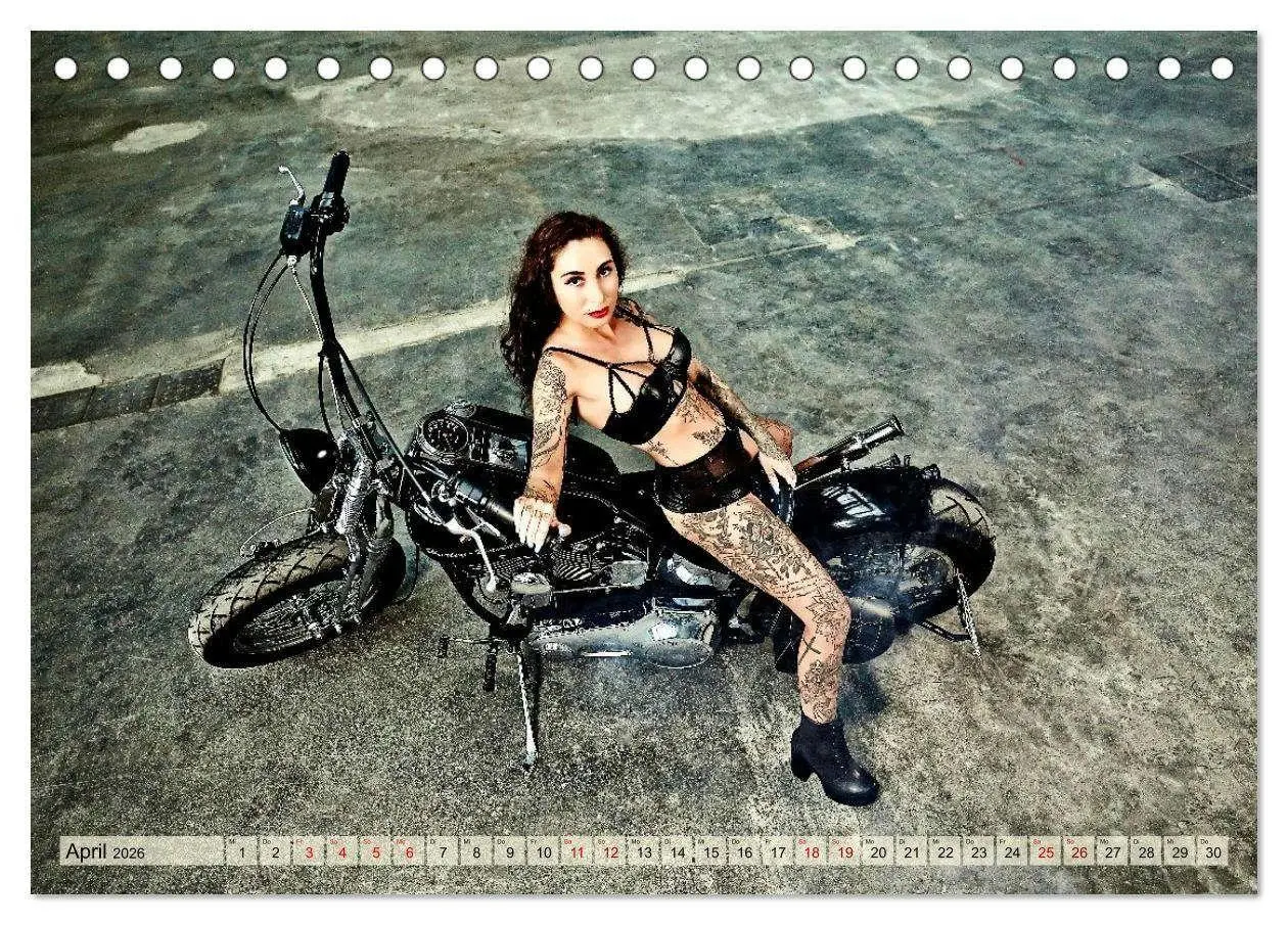 Bild: 9783516654479 | Motorräder und Sexy Girls (Tischkalender 2026 DIN A5 quer),...