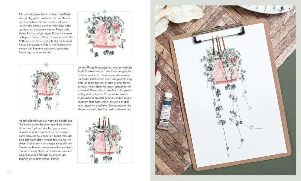 Bild: 9783862304479 | Watercolor greenery | Lieblingspflanzen mit Aquarellfarben malen