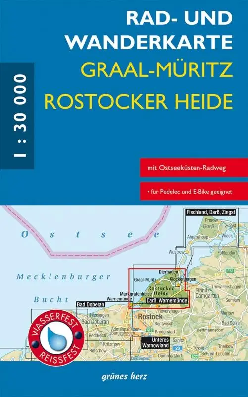 Cover: 9783866364479 | Rad- und Wanderkarte Graal-Müritz, Rostocker Heide | (Land-)Karte