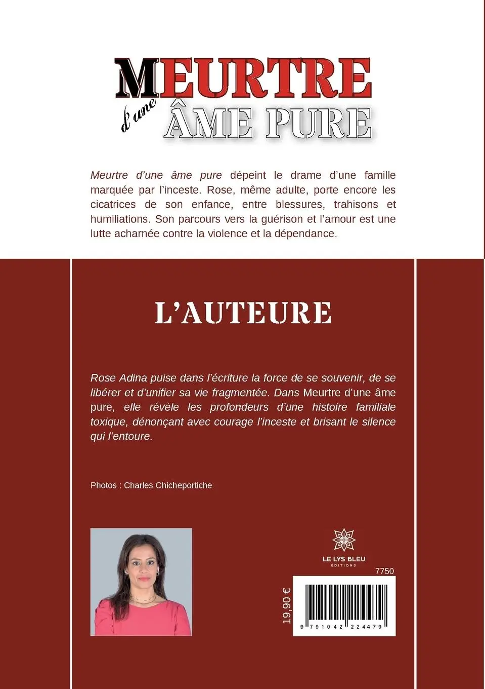 Rückseite: 9791042224479 | Meurtre d'une âme pure | Rose Adina | Taschenbuch | Französisch | 2025