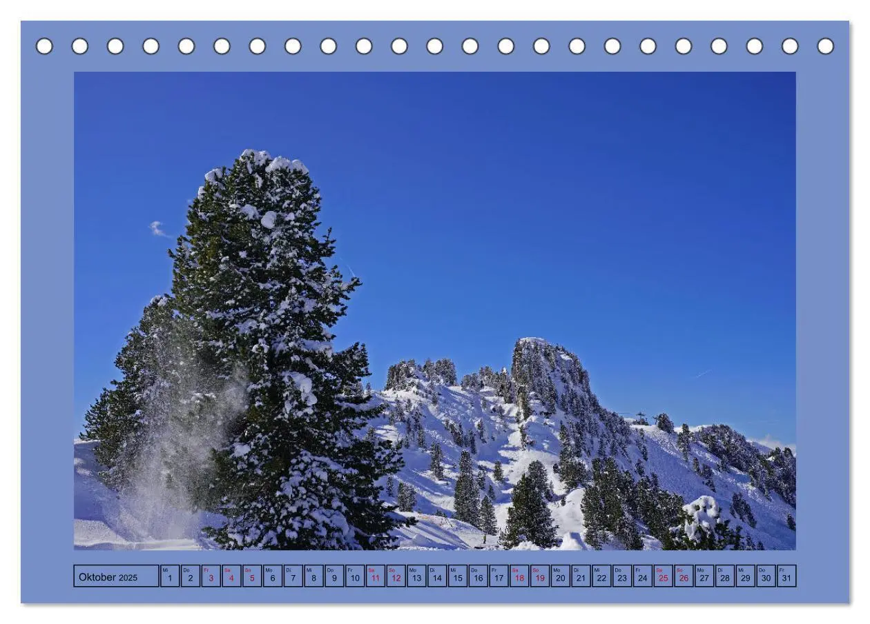 Bild: 9783383824579 | Winterwanderung in den Tuxer Alpen (Tischkalender 2025 DIN A5...