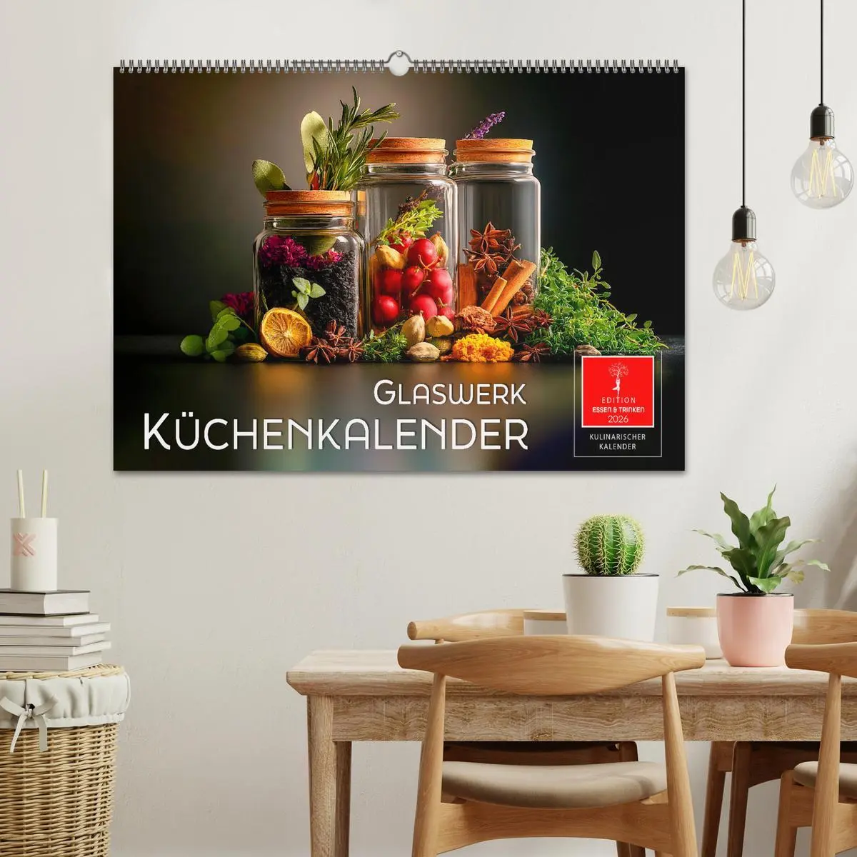 Bild: 9783457314579 | Küchenkalender Glaswerk (Wandkalender 2026 DIN A2 quer), CALVENDO...