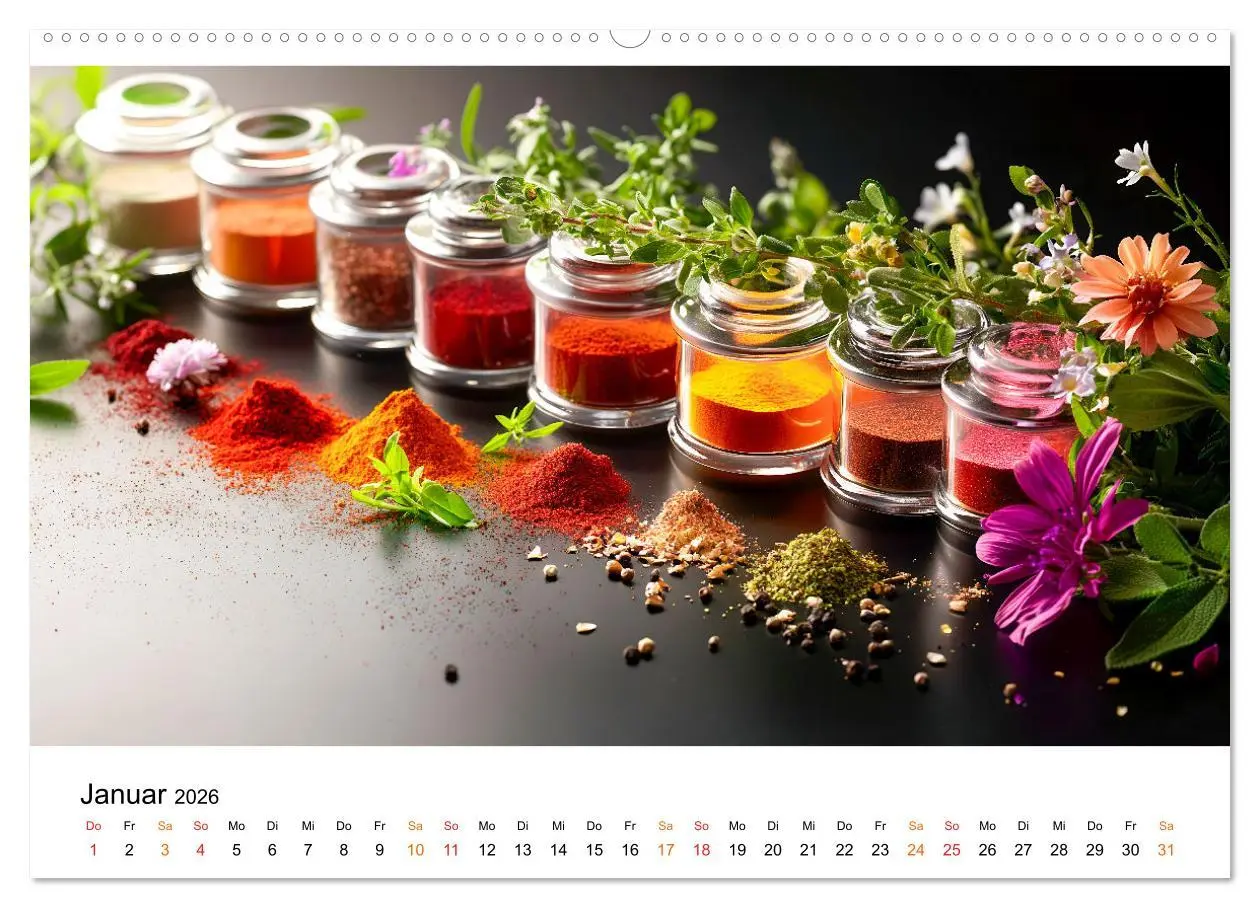 Bild: 9783457314579 | Küchenkalender Glaswerk (Wandkalender 2026 DIN A2 quer), CALVENDO...