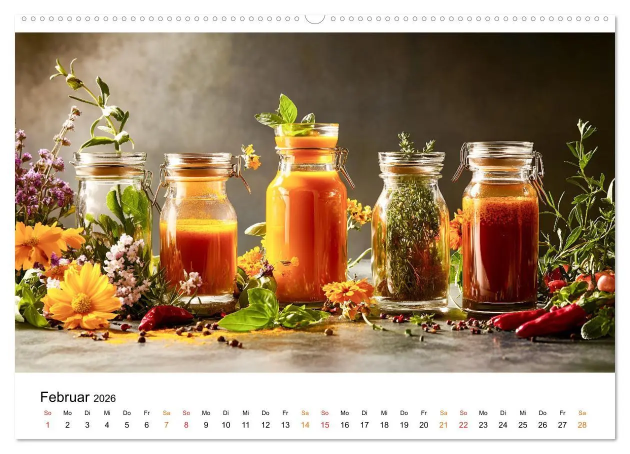 Bild: 9783457314579 | Küchenkalender Glaswerk (Wandkalender 2026 DIN A2 quer), CALVENDO...