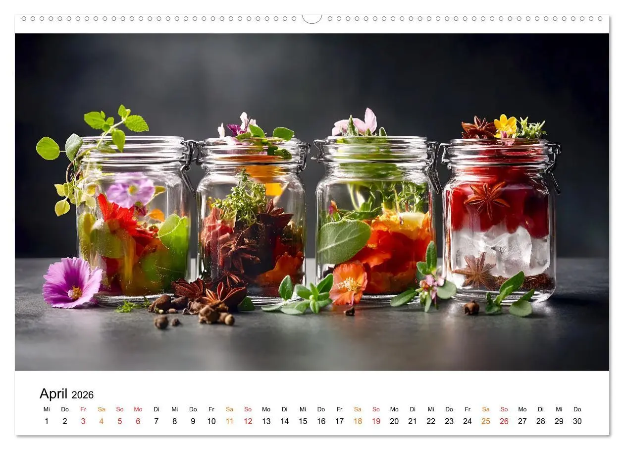 Bild: 9783457314579 | Küchenkalender Glaswerk (Wandkalender 2026 DIN A2 quer), CALVENDO...