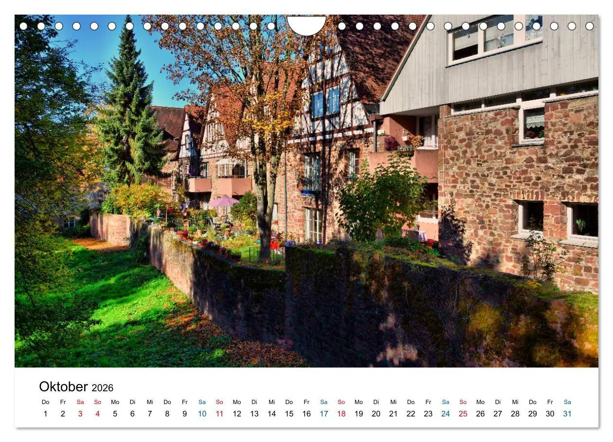 Bild: 9783457864579 | Michelstadt - Fachwerkromantik im Odenwald (Wandkalender 2026 DIN...