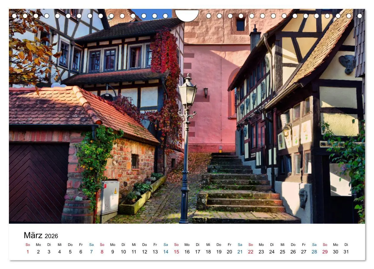 Bild: 9783457864579 | Michelstadt - Fachwerkromantik im Odenwald (Wandkalender 2026 DIN...
