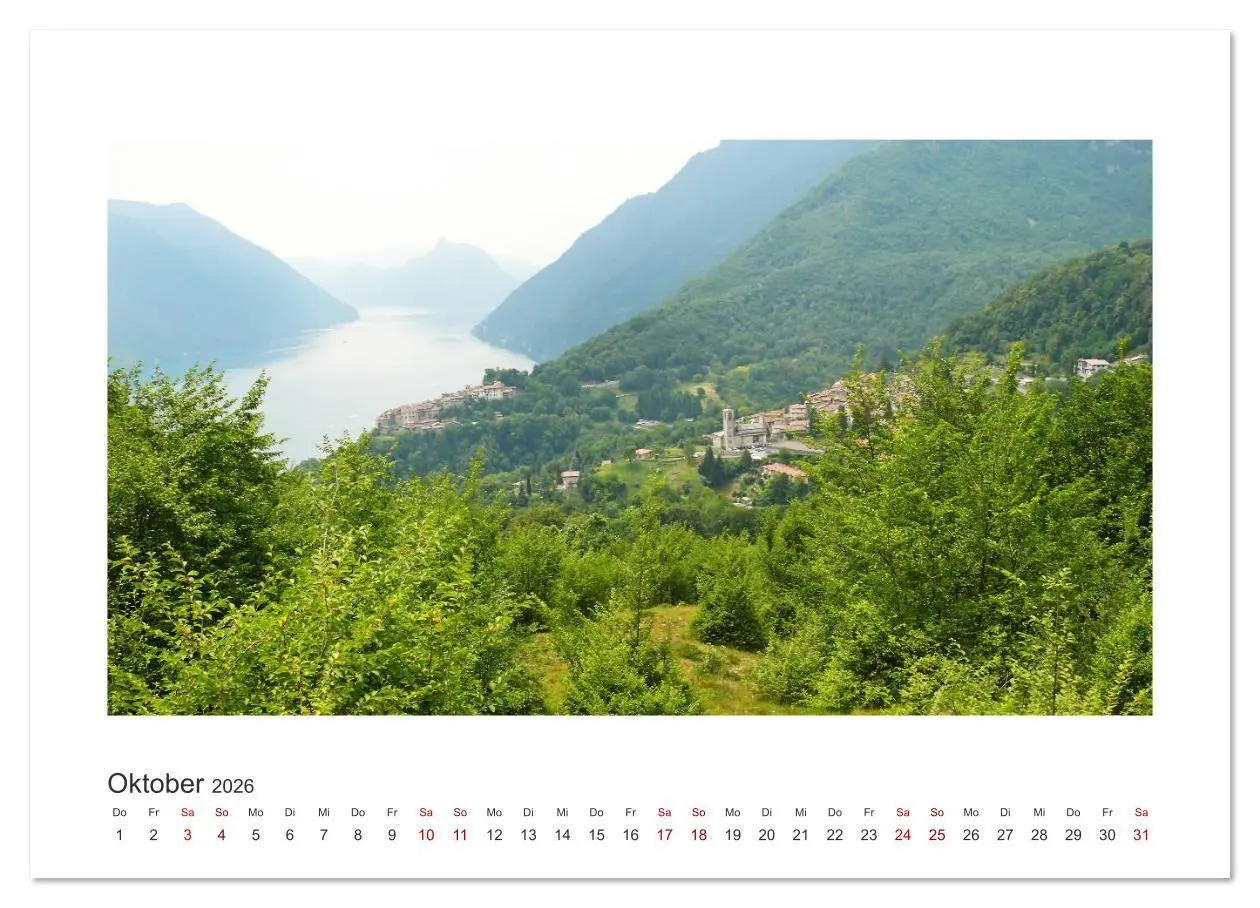 Bild: 9783457934579 | Valsolda. Malerische Dörfer am Luganer See (Wandkalender 2026 DIN...