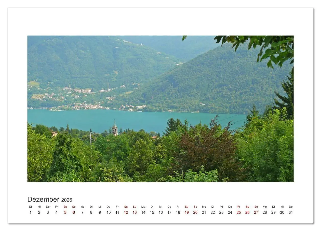 Bild: 9783457934579 | Valsolda. Malerische Dörfer am Luganer See (Wandkalender 2026 DIN...