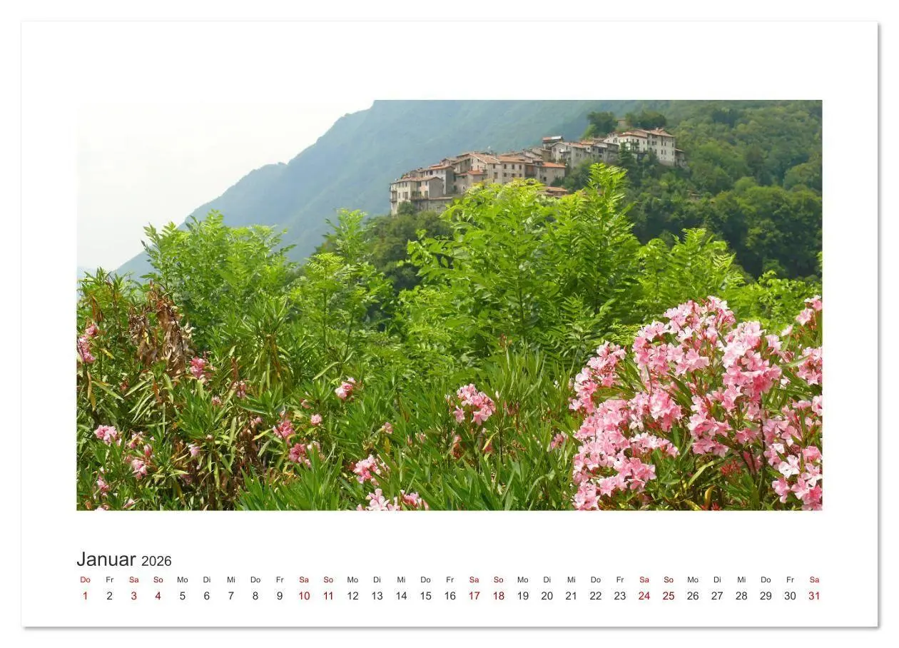 Bild: 9783457934579 | Valsolda. Malerische Dörfer am Luganer See (Wandkalender 2026 DIN...